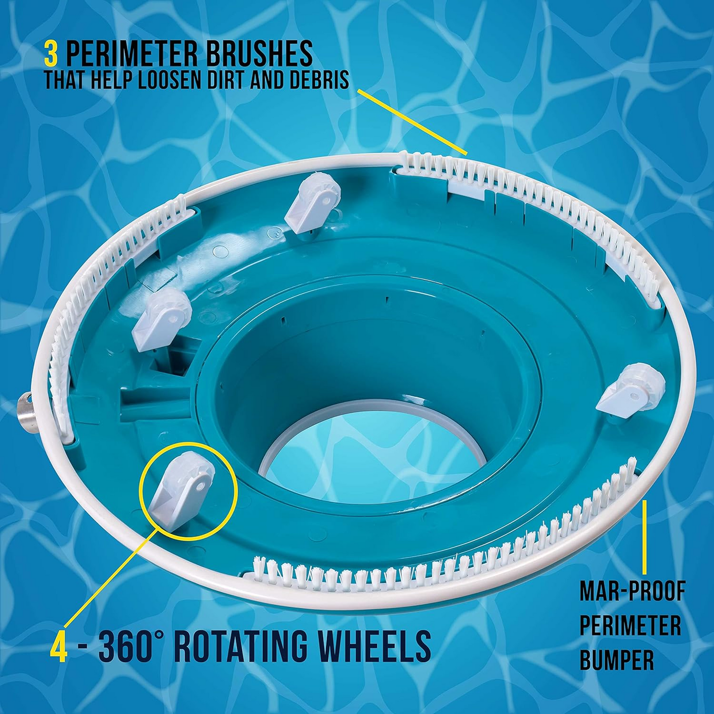 Professional Pool Leaf Removal Vacuum Cleaner