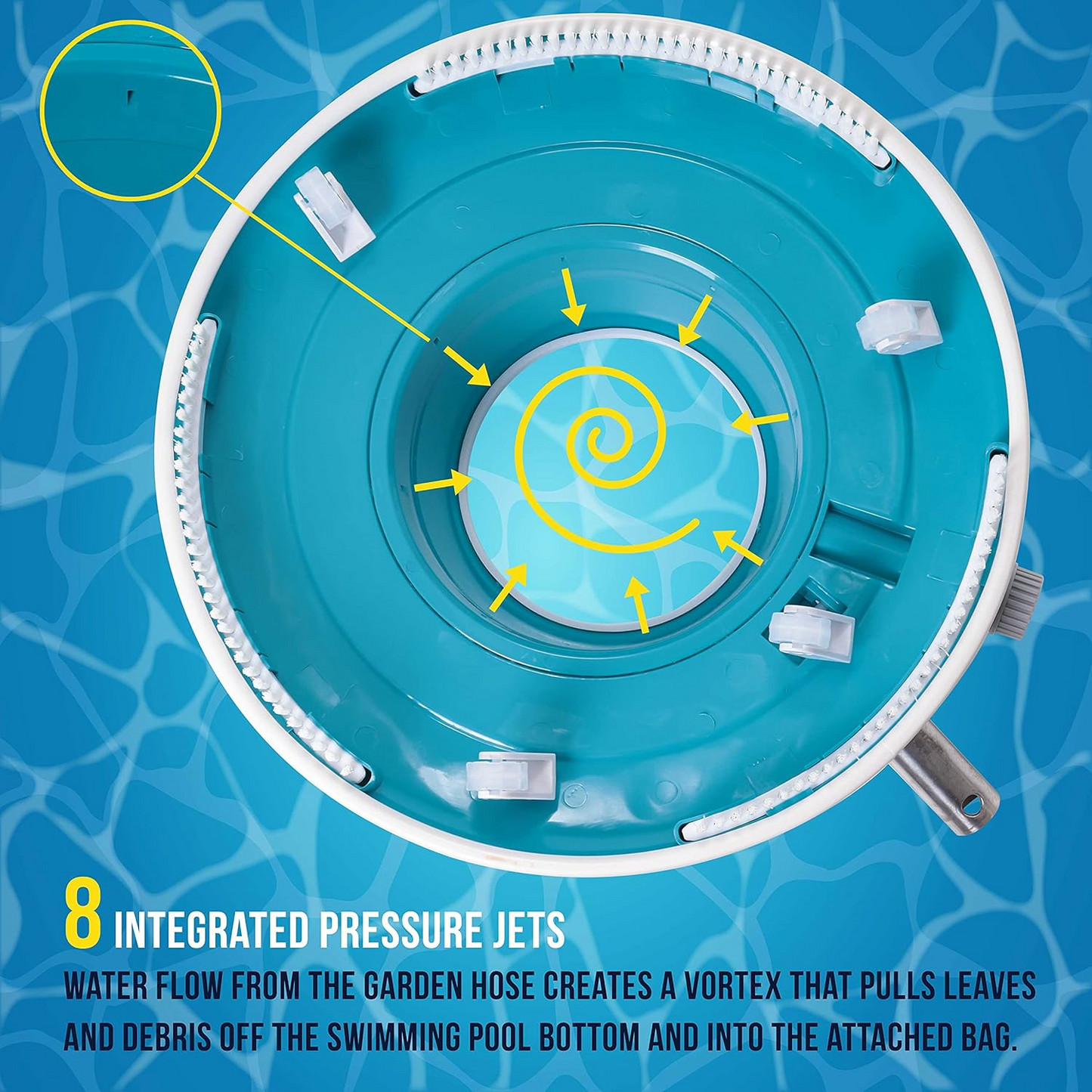 Professional Pool Leaf Removal Vacuum Cleaner