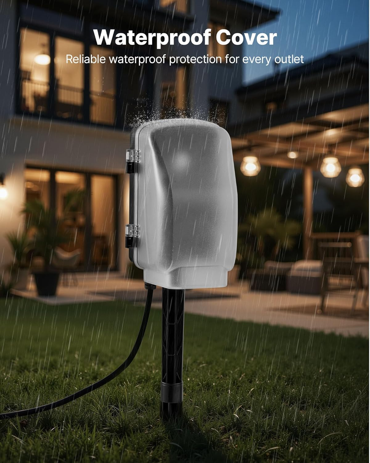 Outdoor Waterproof Multi-Socket Power Outlet