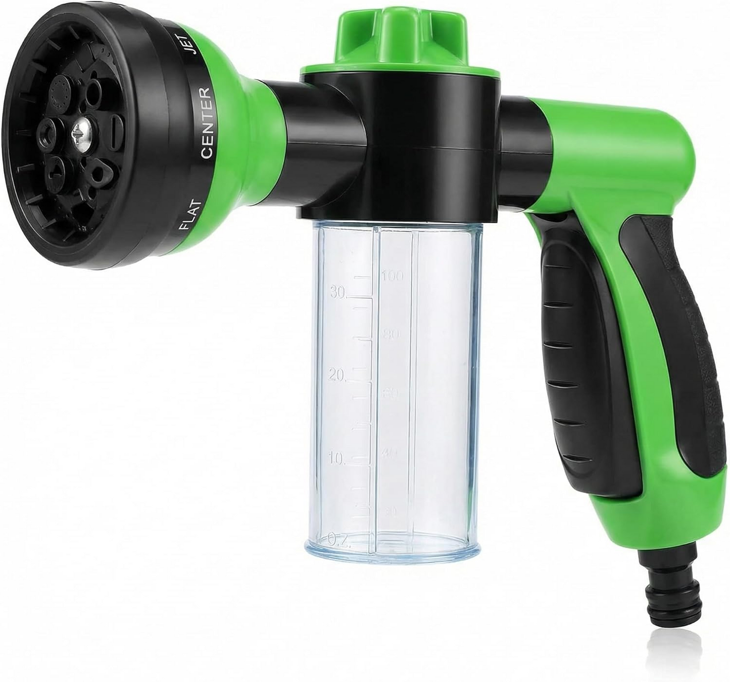 Garden Hose High-Pressure Spray Gun With Soap Dispenser