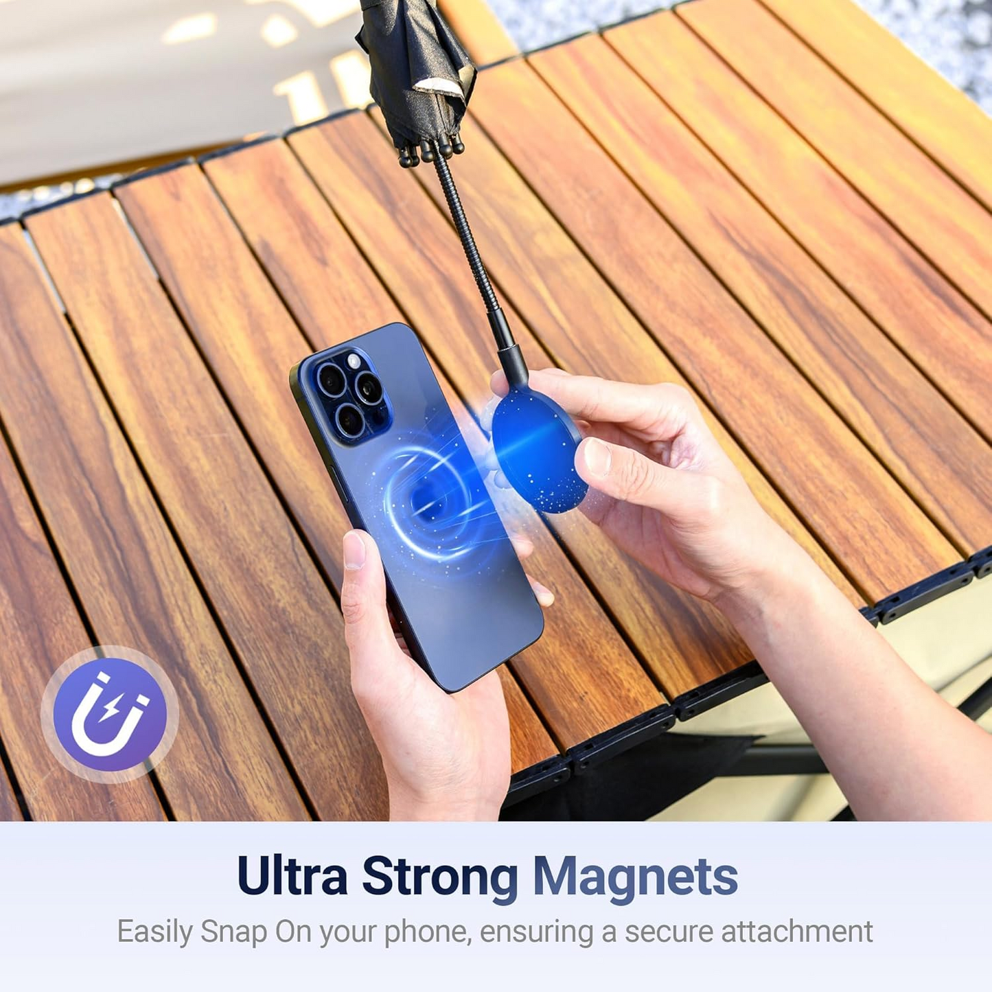 Magnetic Retractable Mini Sunshade For Mobile Phones