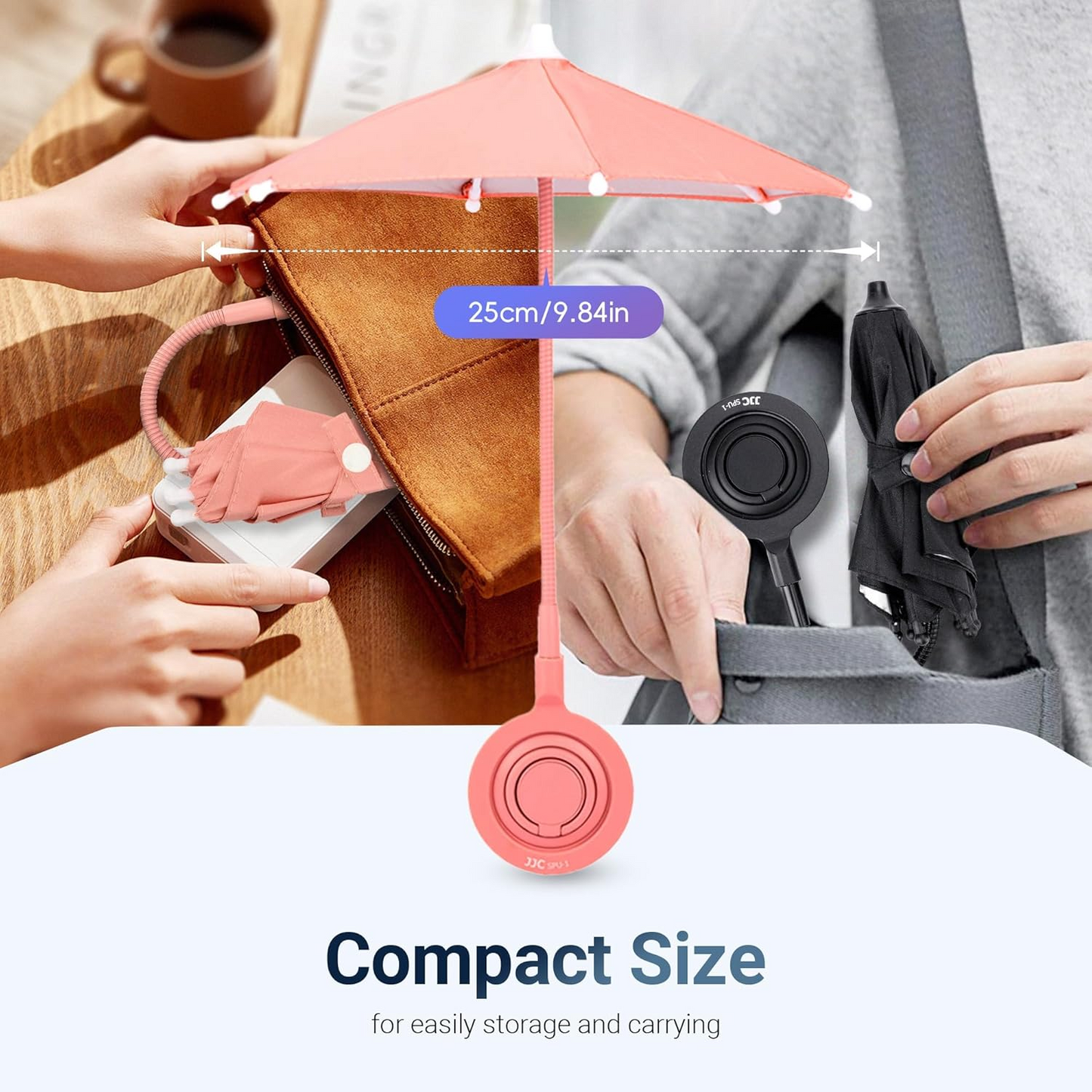 Magnetic Retractable Mini Sunshade For Mobile Phones