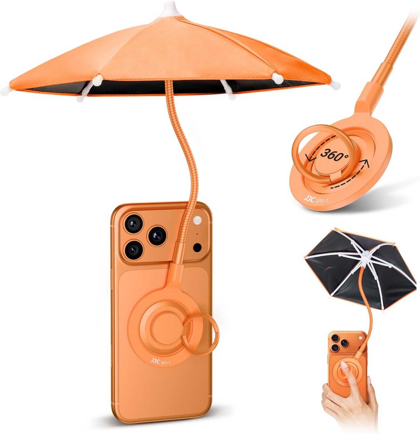 Magnetic Retractable Mini Sunshade For Mobile Phones