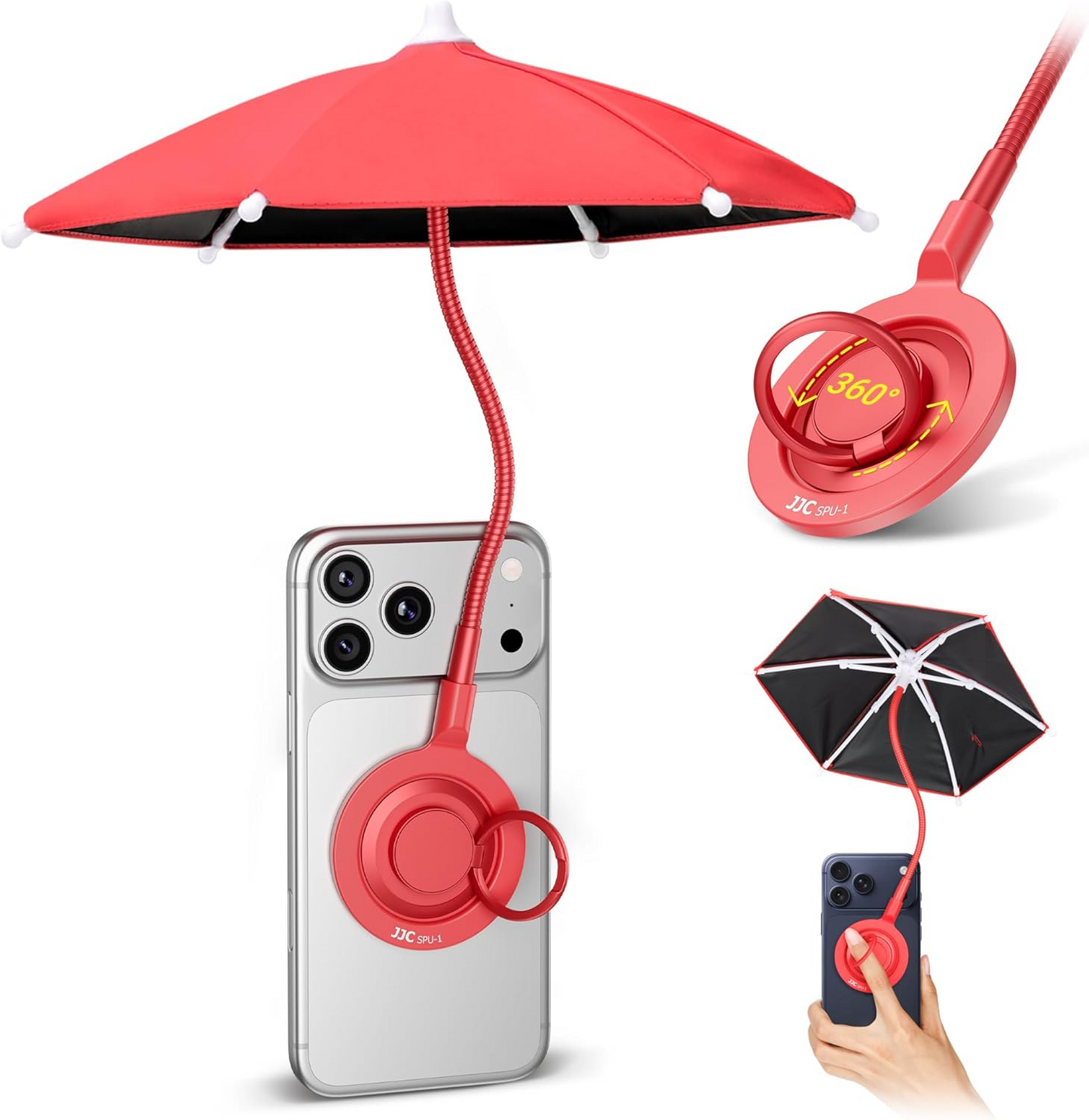 Magnetic Retractable Mini Sunshade For Mobile Phones
