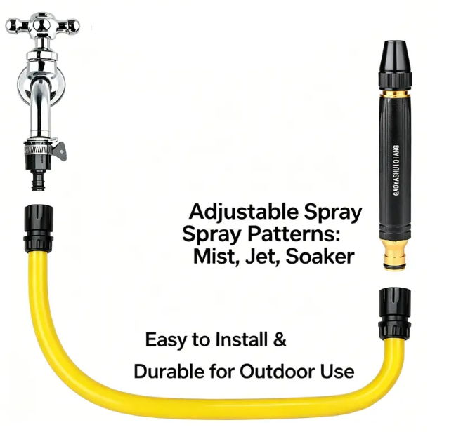 High Pressure Car Wash Water Gun with Booster Nozzle