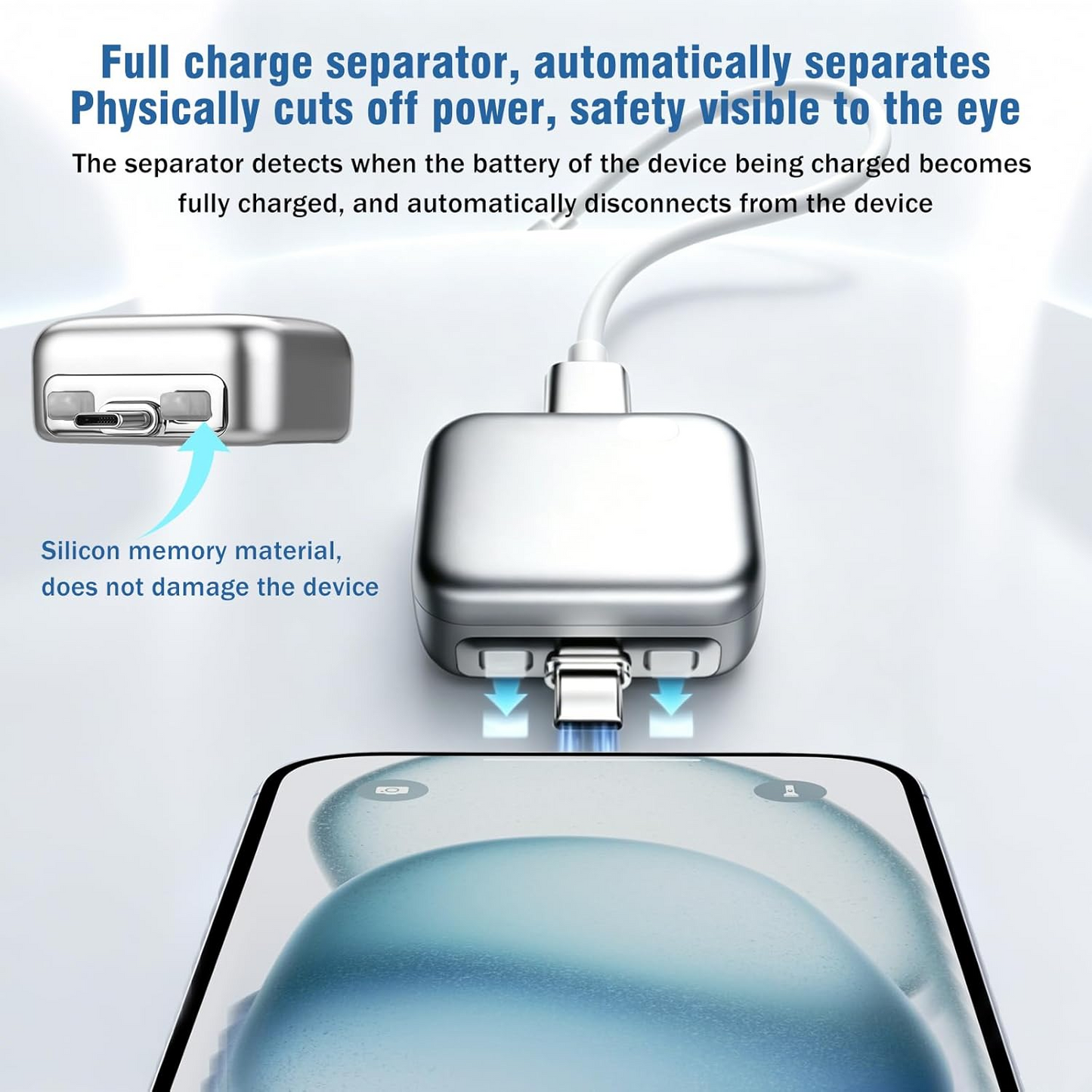 AI Auto Cut Power & Unplug on Full Charge
