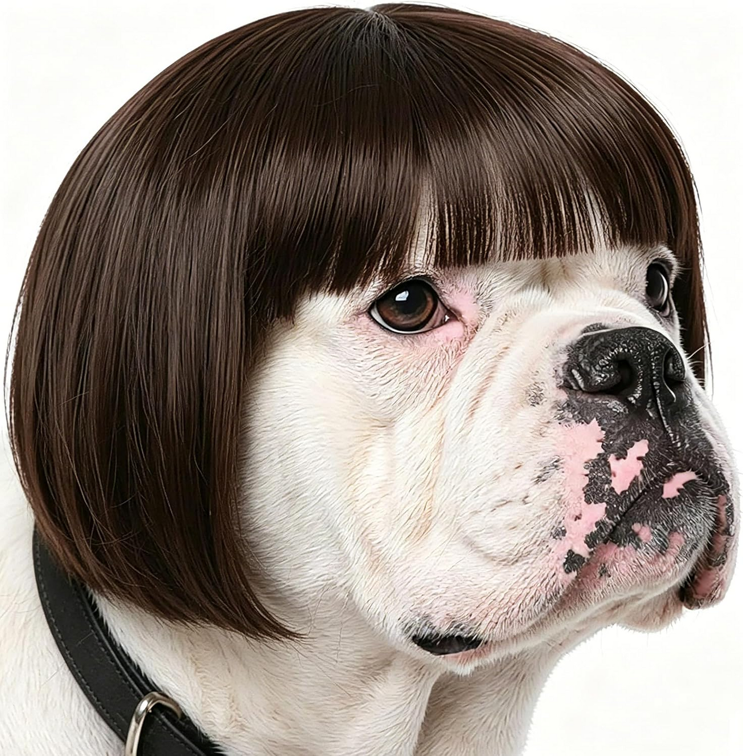 Fun Dog Wig with Adjustable Elastic Band