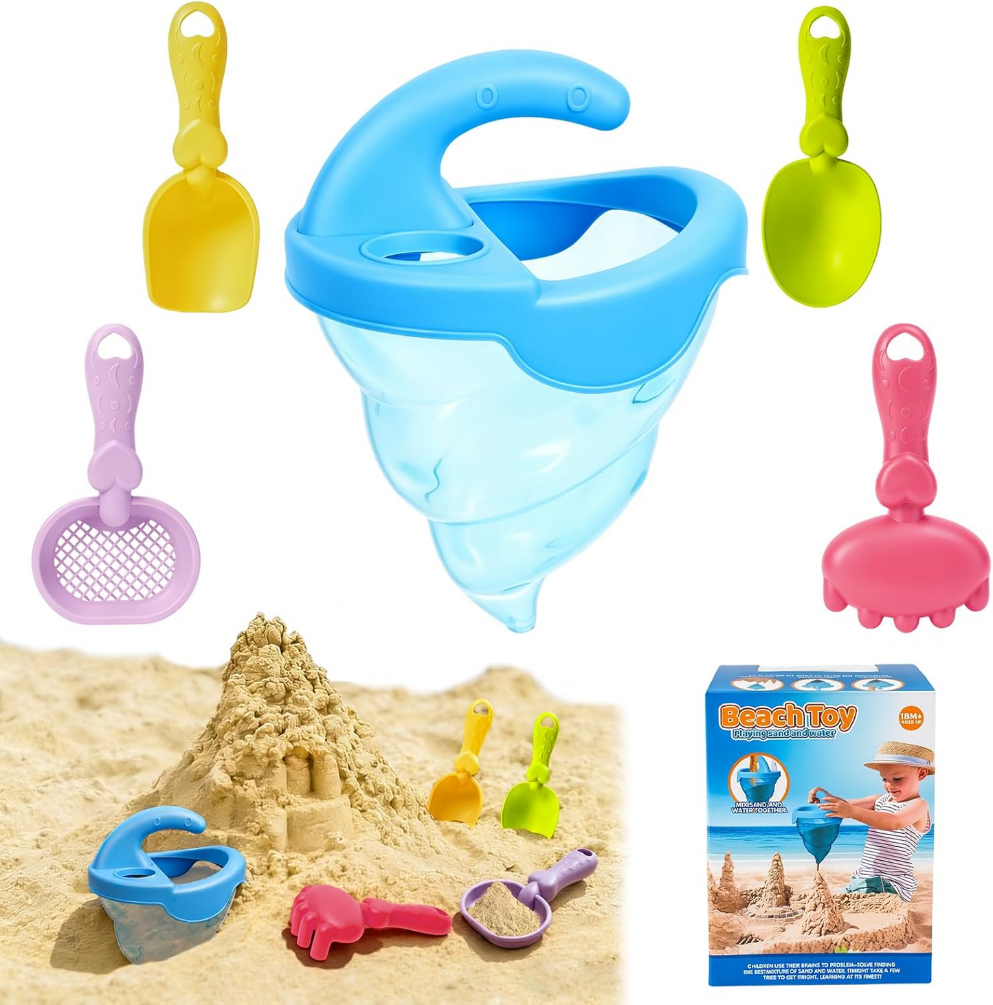 Children's Beach Toy 5-Piece Set