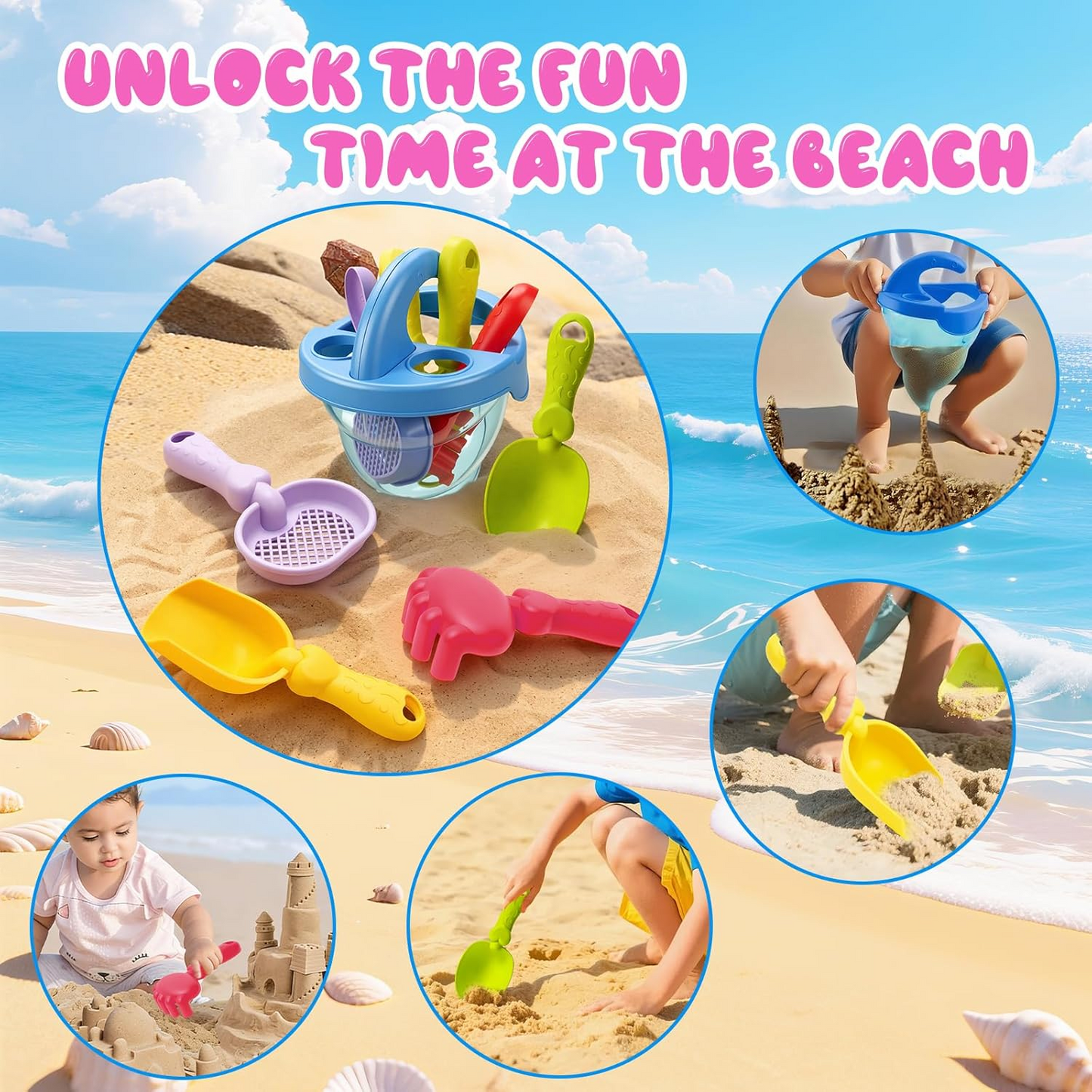 Children's Beach Toy 5-Piece Set