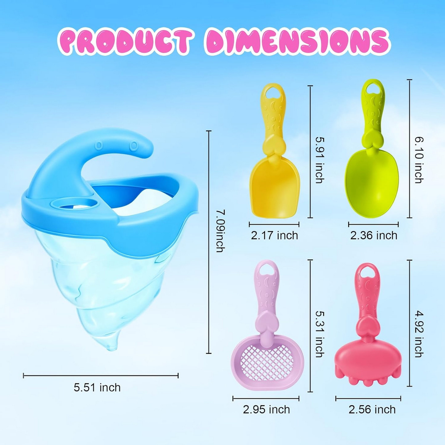 Children's Beach Toy 5-Piece Set