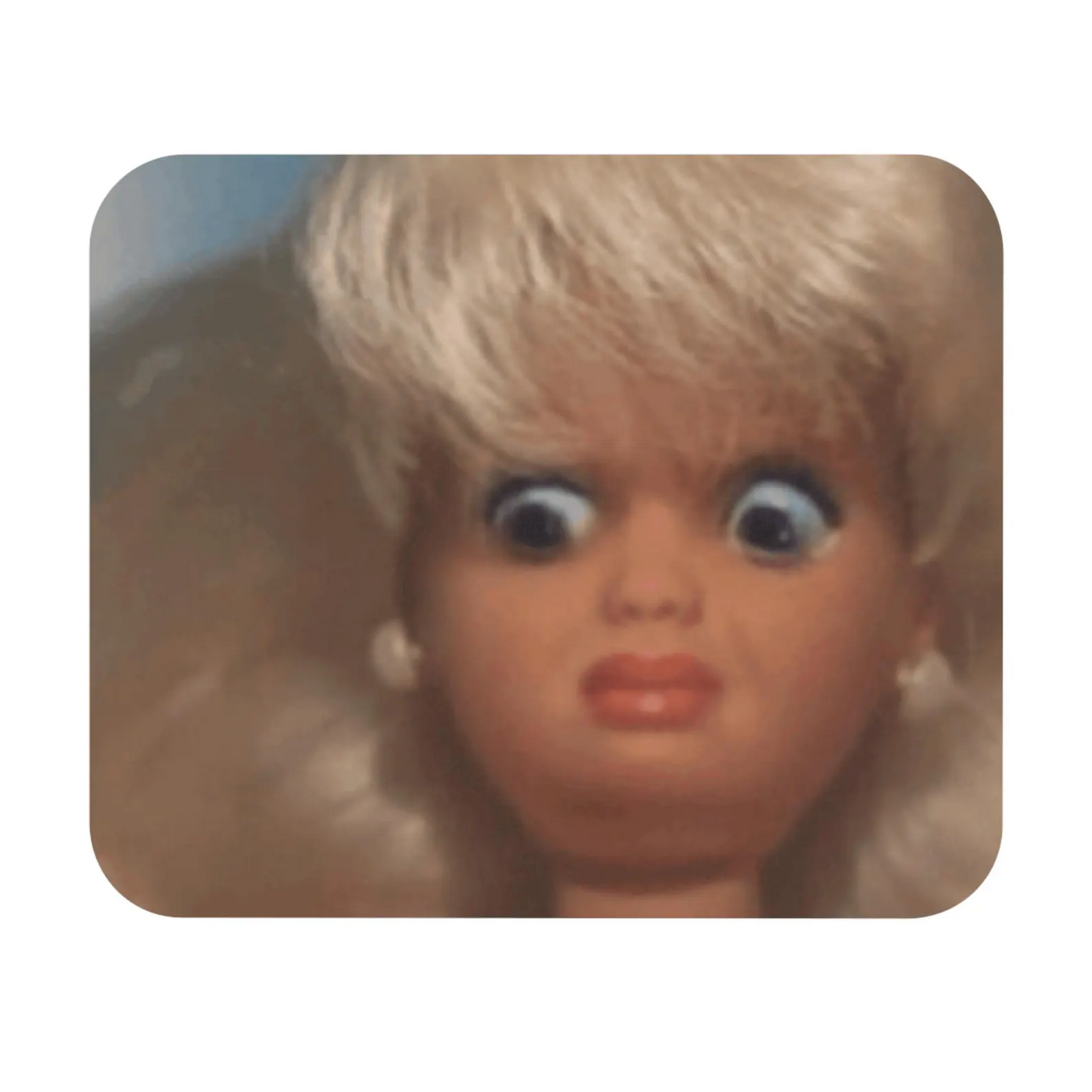 Funny Face Mouse Pad