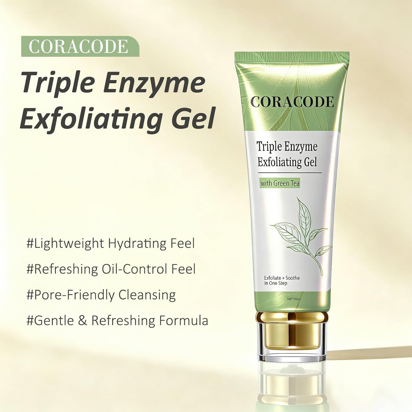 Triple Enzyme Green Tea Gentle Exfoliating Gel