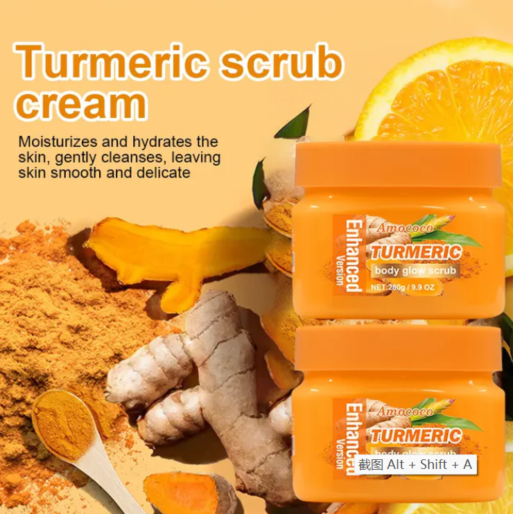 Turmeric Lemon Body Glow Scrub