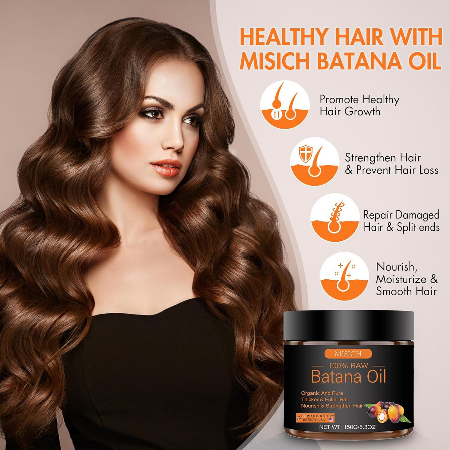 All-Natural Battana Oil Hair Mask