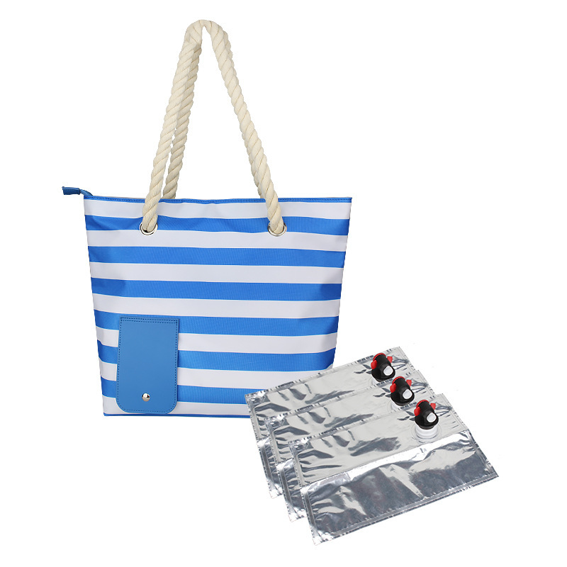 Foldable Oxford Cloth Insulated Pourable Tote Bag