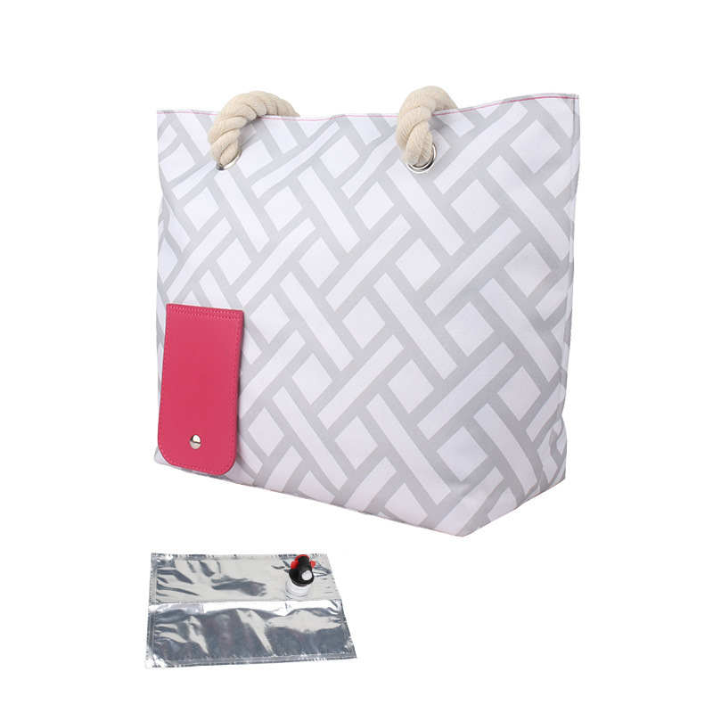 Foldable Oxford Cloth Insulated Pourable Tote Bag