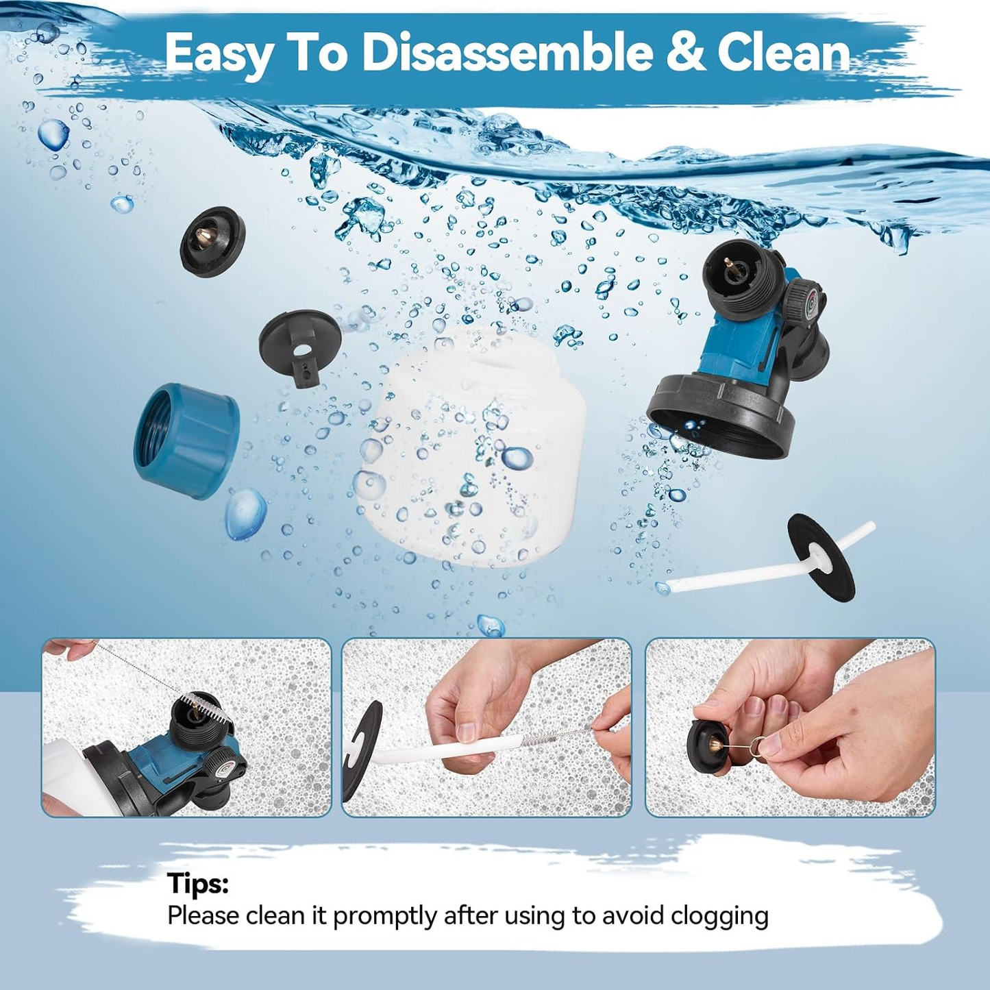 Electric Paint Sprayer + 2 Batteries