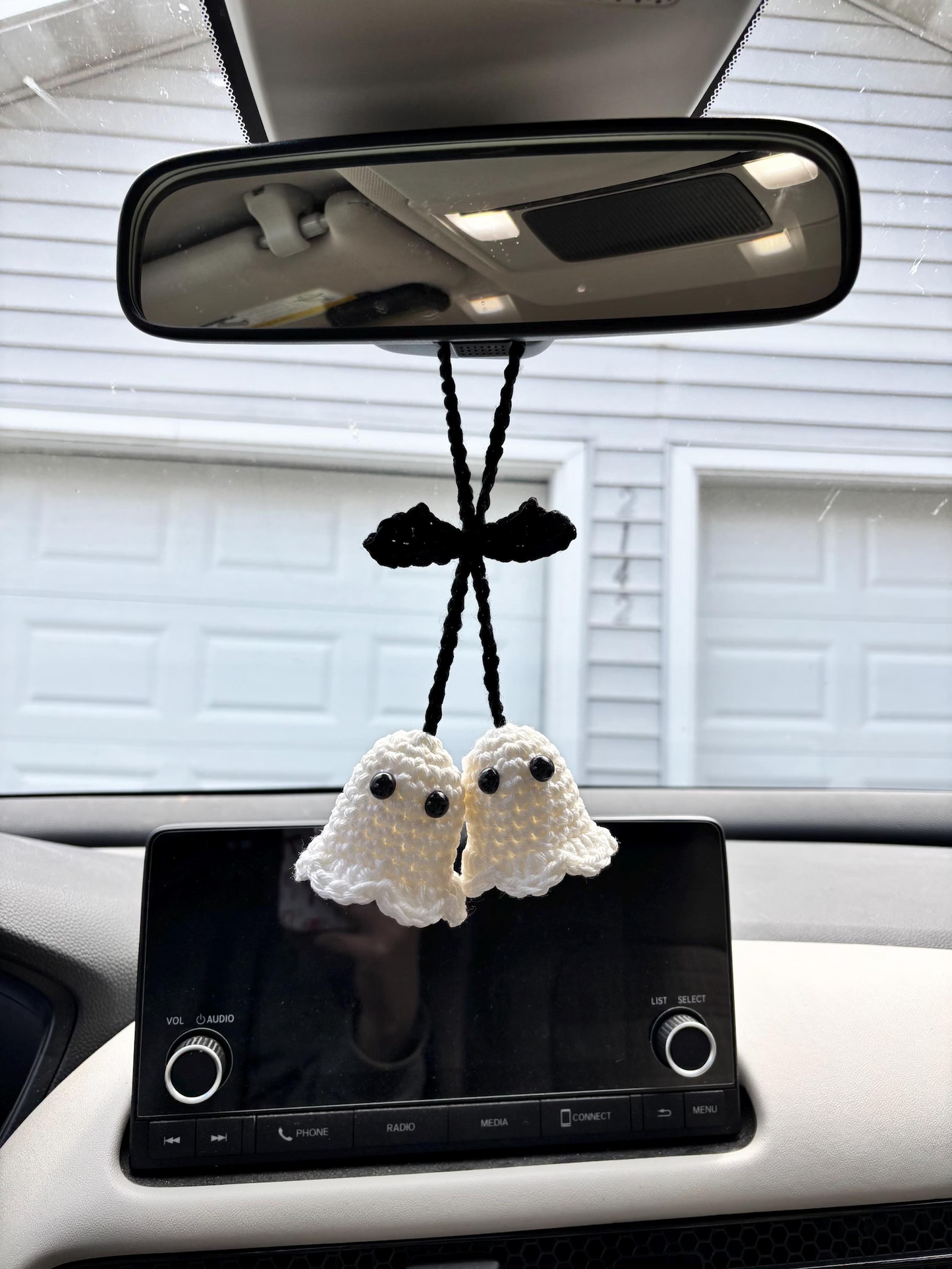 Handmade Crocheted Halloween Car Decorations