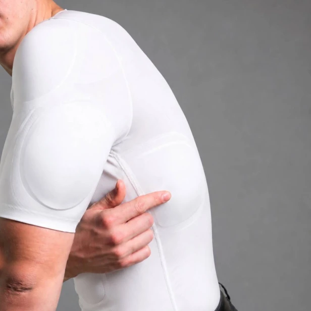 Invisible Muscle Fake Chest and Abdominal Muscle Men's T-shirt