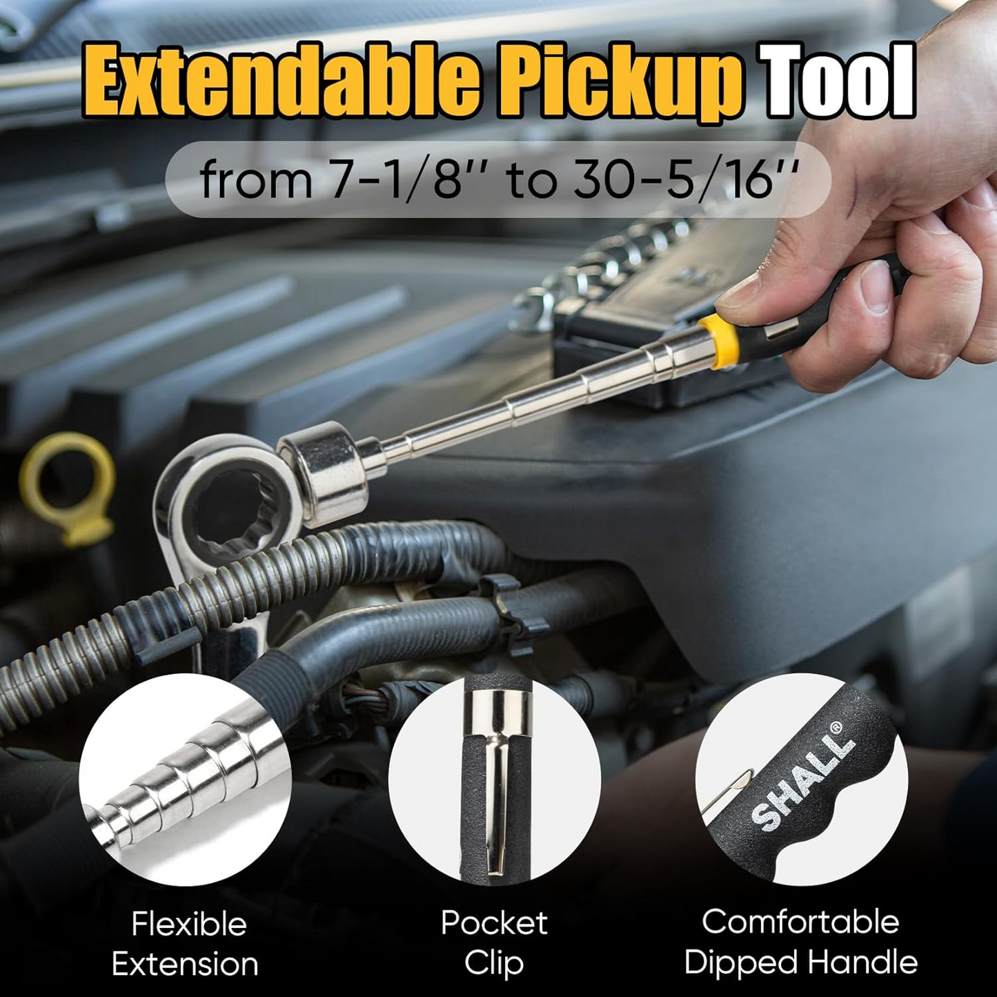 Magnetic Tool Parts Holders and Telescopic Tools