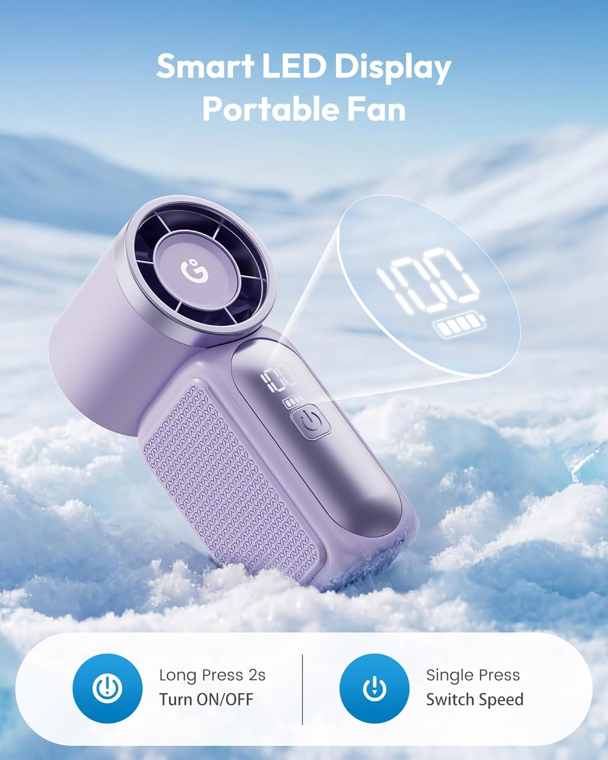 Portable Handheld USB Rechargeable Mini Fan