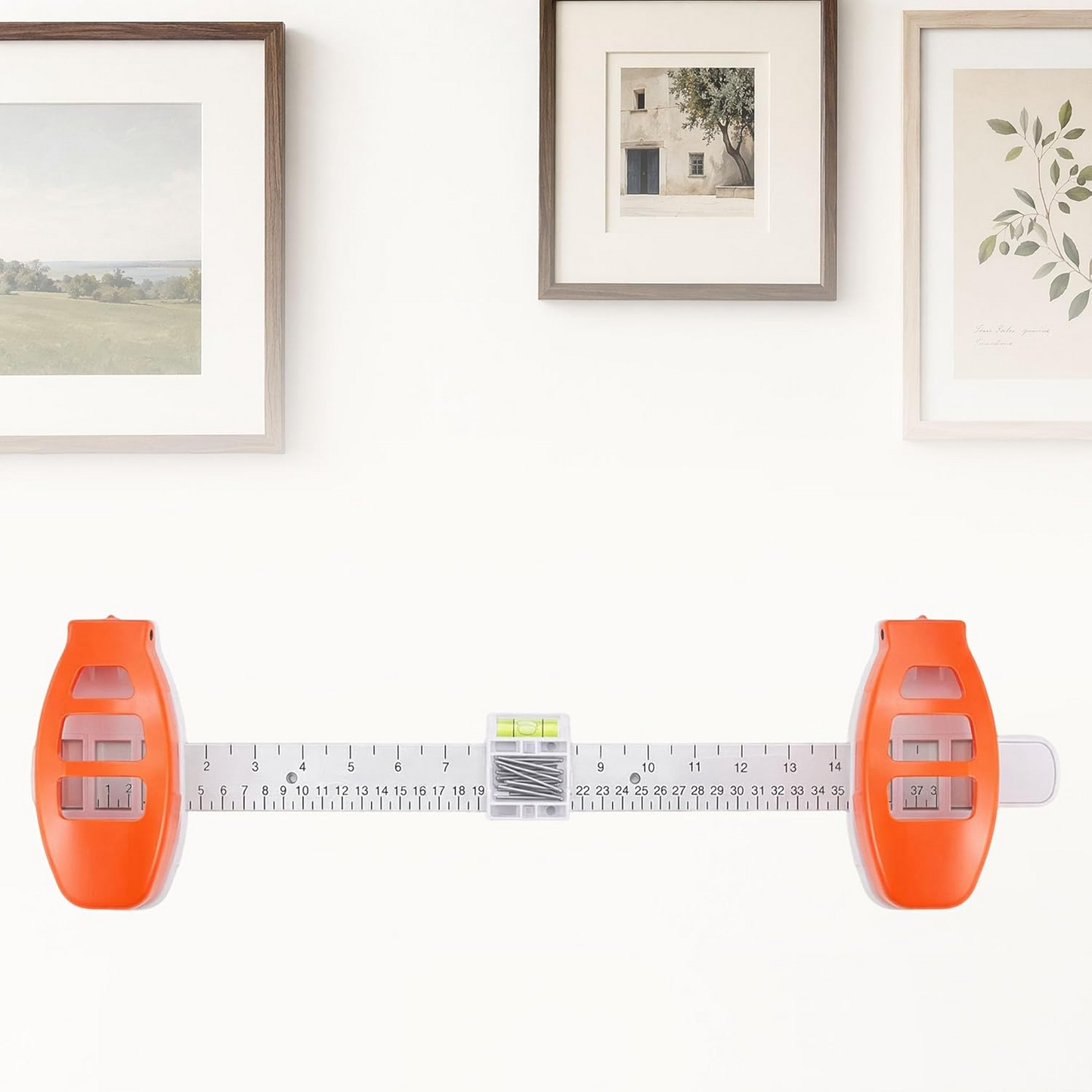 DIY Magnetic Alignment Ruler Hanger