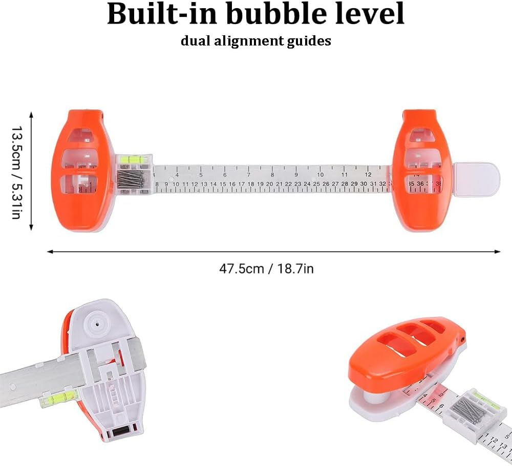 DIY Magnetic Alignment Ruler Hanger