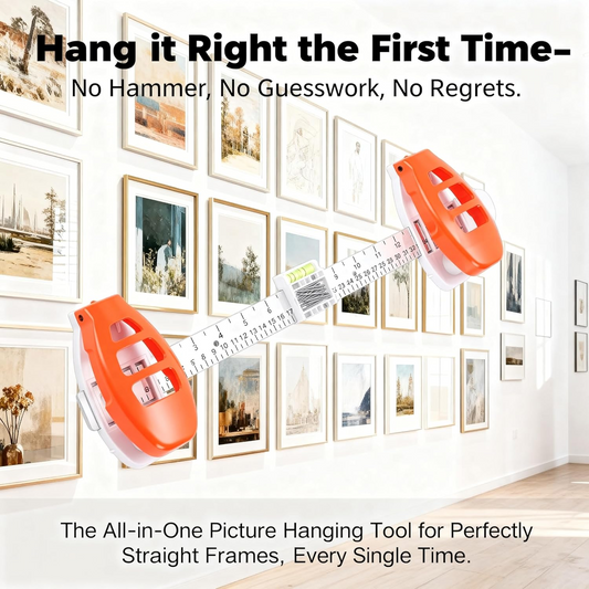 DIY Magnetic Alignment Ruler Hanger