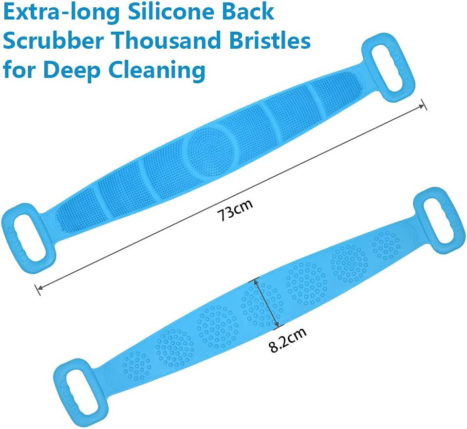Cleaning and Massaging Silicone Body Scrub Brush