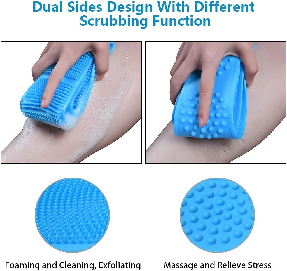 Cleaning and Massaging Silicone Body Scrub Brush