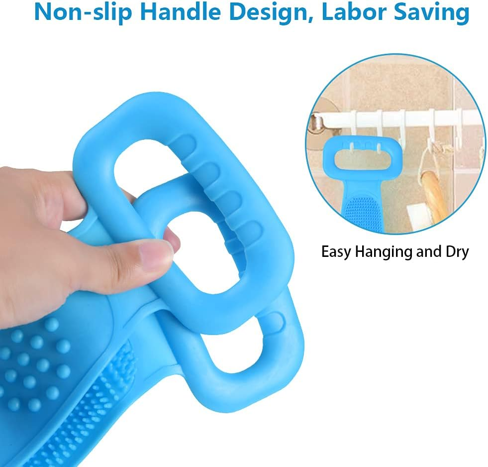 Cleaning and Massaging Silicone Body Scrub Brush