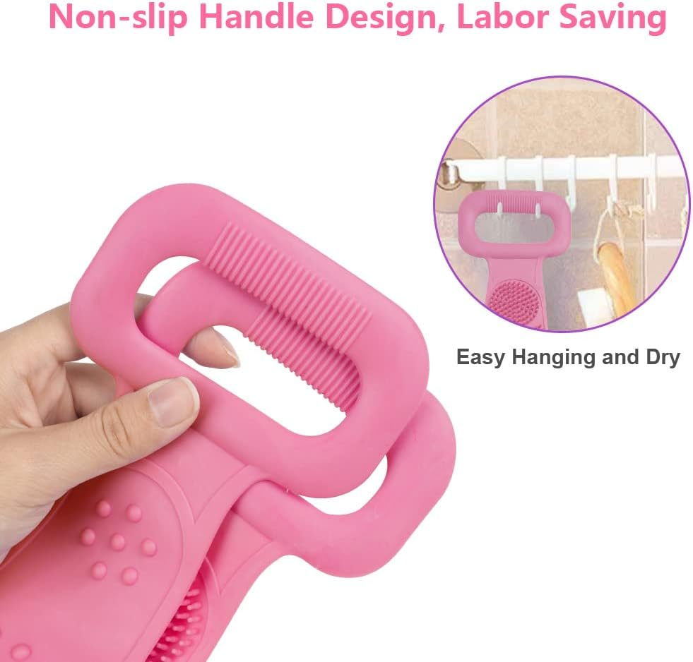 Cleaning and Massaging Silicone Body Scrub Brush