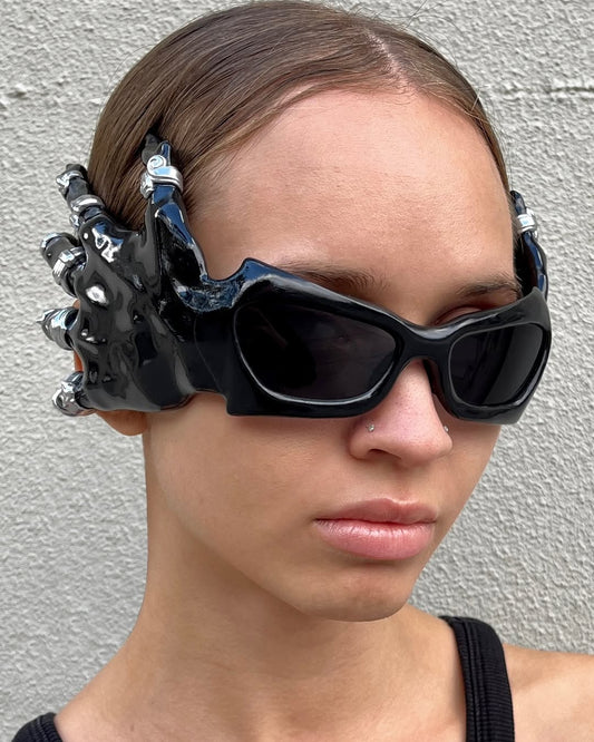 Monster Hand Glasses with Rings